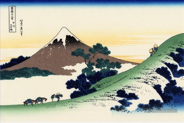 passage inume dans la province de Kai Katsushika Hokusai ukiyoe Peinture à l'huile